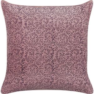 ROMNEYA - Sierkussen - Roze - 45 x 45 cm - Fluweel