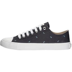 Ethletic Uniseks sneakers, Sneeuw Luipaard Blauw Just White, 41 EU