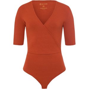 Les Lunes Body met 3/4 mouwen in wikkellook Zoey