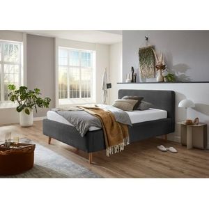 Polsterbettgestell  Mattis ¦ grau ¦ Maße (cm): B: 161 H: 105 Betten > Polsterbetten - Sconto
