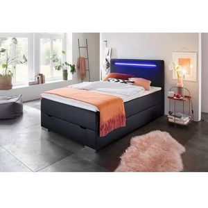 meise.möbel Boxspringbett »Las Vegas 2«, inkl. LED Beleuchtung im Kopfteil, mit Bettkasten und Topper