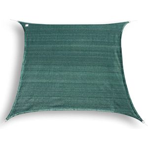 hanSe® Schaduwdoek Vierkant Waterdoorlatend 2x2 m Zonnedoek Groen