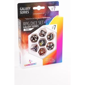 Gamegenic: Galaxy Series Mars Rpg Dice Set (7Pcs)
