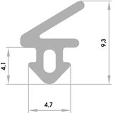 Rubberen Afdichting - Zwart - EPDM - Universeel Voor Ramen En Deuren