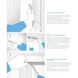 Rubberen Afdichting - Zwart - EPDM - Universeel Voor Ramen En Deuren