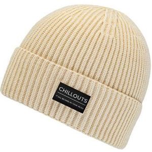 Chillouts Caleb Hoed voor dames, wintermuts, crème, Eén maat, Crème