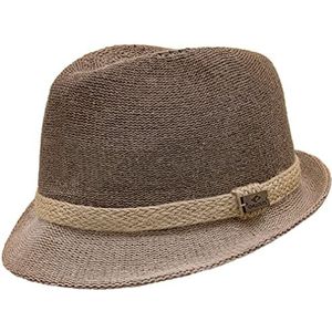 CHILLOUTS Heren Sendai Hat Trilby, bruin, L/XL