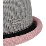 CHILLOUTS Boston Hat, lichtgrijs/roze, S/M