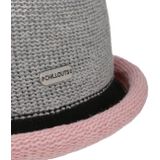 CHILLOUTS Boston Hat, lichtgrijs/roze, L/XL