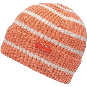 CHILLOUTS Jette Hat beanie-muts voor dames, perzik, Eén maat