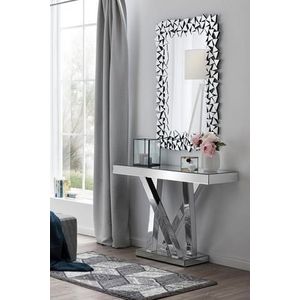 SalesFever consoletafel van MDF met spiegelglas | B 119 x D 36 x H 81 cm | geheel gespiegeld - meerkleurig Hout 391839