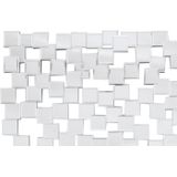 SalesFever Wandspiegel, Mosaikdesign aus Spiegelglasquadraten