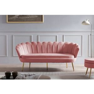 SalesFever 3-zitsbank Clam opvallend schelpdesign, breedte 180 cm