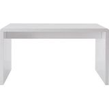 SalesFever Desk 140x70 cm MDF B 140 x D 70 x H 75 cm | Wit - wit Hout 396889