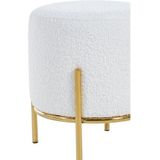 Hocker  Sophia ¦ weiß ¦ Maße (cm): B: 35 H: 38  Ø: 35.0 Hocker & Bänke > Hocker - Sconto