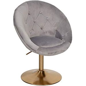 KADIMA DESIGN Lounge stoel roterende stoel club fauteuil inclusief grijze cocktail fauteuil stoel stoel