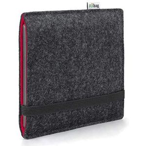Kobo Libra 2 e-reader tas beschermhoes Finn - antraciet/rood
