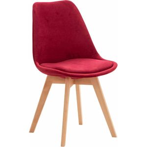 CLP Stoel Linares velvet – rood - 316189