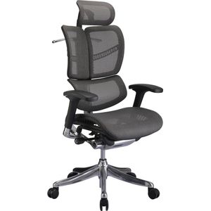 CLP Ergonomische Bureaustoel Norfolk grijs - 317812