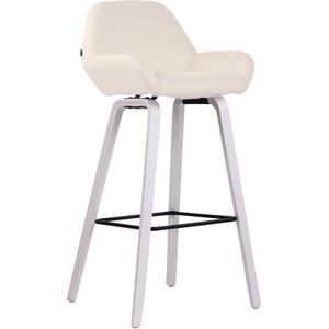 CLP Barkruk nan creme/wit (eik) - beige Textiel 318152
