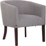 CLP Fauteuil Nemea Stof grijs - 318286