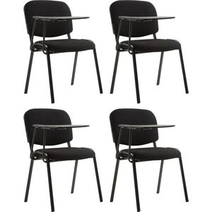 CLP Set van 4 stoelen Ken met klaptafel Stof zwart - 318681