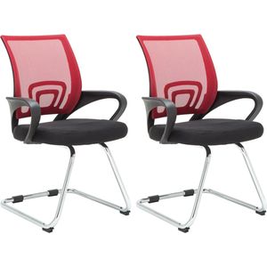 CLP Set van 2 Eureka stoelen rood - 319423