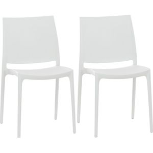 CLP Maya Set van 2 Stoelen wit