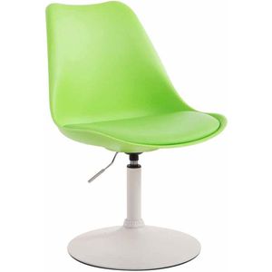 CLP Maverick Set van 4 Eetkamerstoelen - Kunststof groen wit