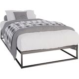 CLP Scala Metalen bed - Bedframe - zwart 200x100x25 cm