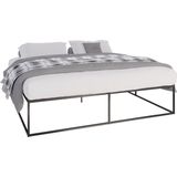 CLP Scala Metalen bed - Bedframe - zwart 200x200x46 cm