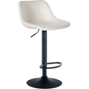 Barhocker Loft creme Samt