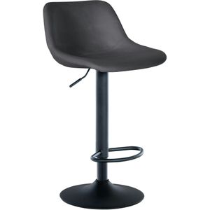 Barhocker Loft dunkelgrau Samt