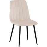 CLP Eetkamerstoel Dijon velvet - creme - 322682