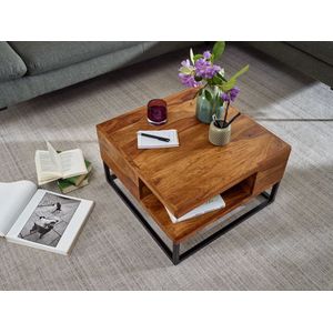 Salontafel vierkant sheesham 60 cm