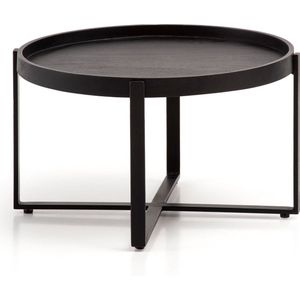 Sky Style Egal Ronde Salontafel Zwart Mango