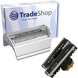 Hoogwaardige combipack scheerfolie + messenblok compatibel met Braun Flex Integral 5485 5613 5663 5325 5413 5478 5520 5525 5550 5625 5704 5416 5505 5410