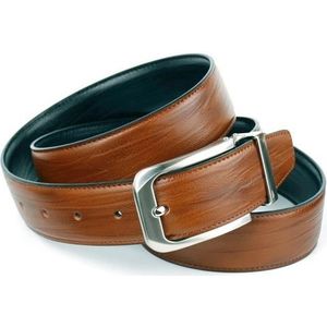 Anthoni Crown Lederen riem unisex riem, Bruin