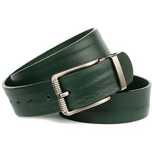 Anthoni Crown Leren riem, groen, 100 cm heren, Groen