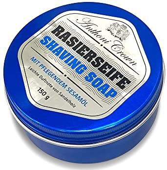 Scheerzeep - 150 g - Aluminium Doos - Sandelhout - Biologisch