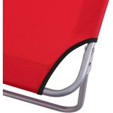 Outsunny Ligstoel ligbank voor buiten ligstoel voor op het strand inklapbaar met zonnedak 3 kleuren 84B-001