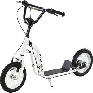HOMCOM kinderstep,step scooter,stadsscooter voor kinderen,kickboard vanaf vijf jaar,16 inch,roze,143 x 58 x 92-100 cm