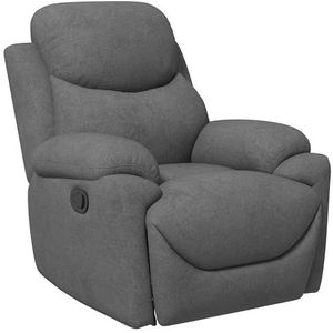 HOMCOM relaxfauteuil enkele sofa ligbed kantelbaar 150 ° TV-fauteuil linnen grijs 97 x 96 x 105,5 cm