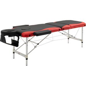 HOMCOM Massagetafels in hoogte verstelbare massagetafel massagebed aluminium kunststof 700-039