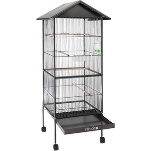 Vogelvoliere XL - Höhe 157 cm - Metall - 18 Kilo