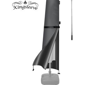 Kingsleeve Parasolhoes tot Ø330cm - Weerbestendig Robuust - Grijs