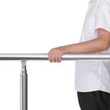 Monzana - Trapleuning - Roestvrijstaal - Verstelbaar 160cm