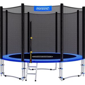 Monzana Trampoline - Ø183cm Gecertificeerd - Veiligheidsnet Ladder