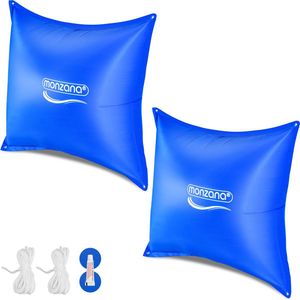 Monzana Zwembadkussen XL 2 stuks - Chloorbestendig PVC – Blauw