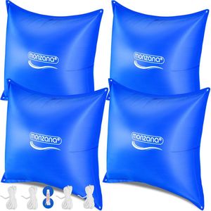 Monzana Zwembadkussen XL 4 stuks - Chloorbestendig PVC – Blauw